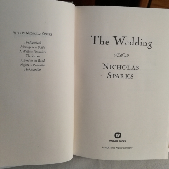 The Wedding by Nicholas Sparks - Picture 6 of 6